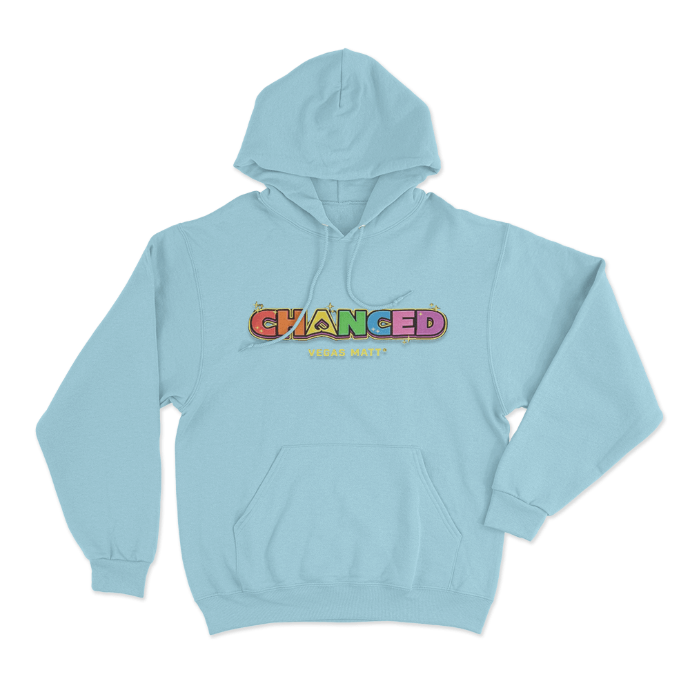 Chanced Rainbow Unisex Hoodie Sky Blue Chanced Rainbow Unisex Hoodie Sky Blue