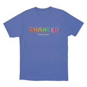 Chanced Rainbow Unisex T Shirt Blue