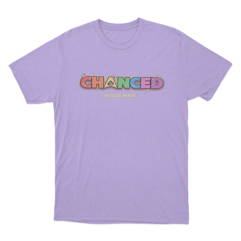 Chanced Rainbow Unisex T Shirt Purple Chanced Rainbow Unisex T Shirt Purple
