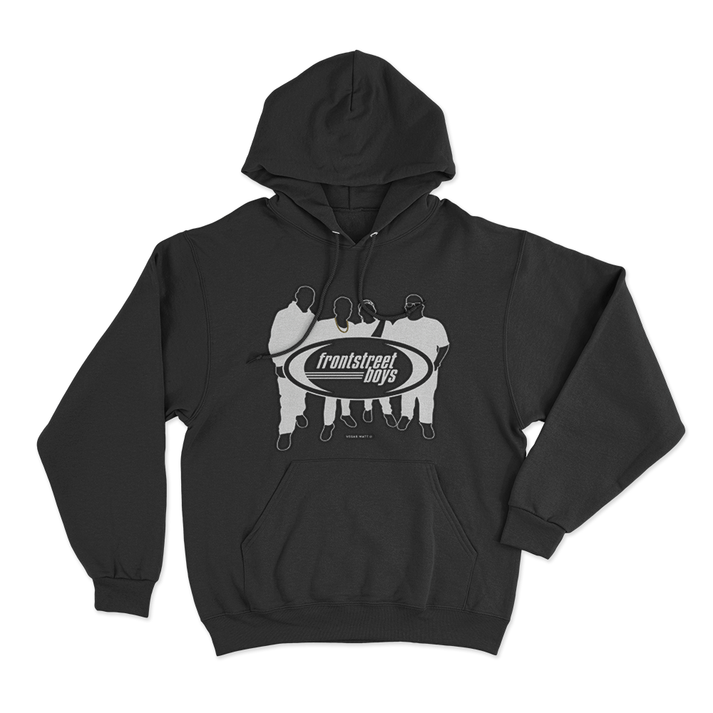 Frontstreet Boys Unisex Hoodie Black Frontstreet Boys Unisex Hoodie Black