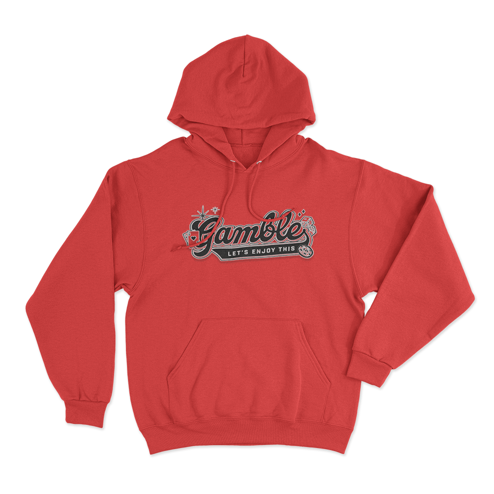 Gamble Unisex Hoodie Red Gamble Unisex Hoodie Red