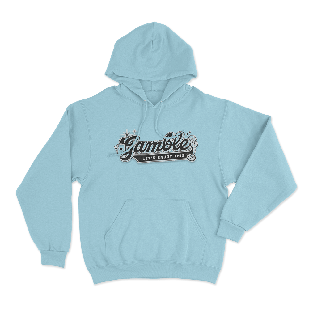 Gamble Unisex Hoodie Sky Blue Gamble Unisex Hoodie Sky Blue