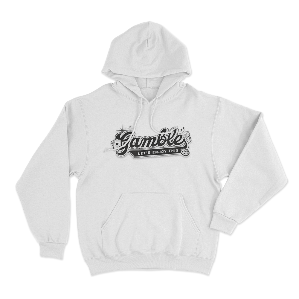 Gamble Unisex Hoodie White Gamble Unisex Hoodie White
