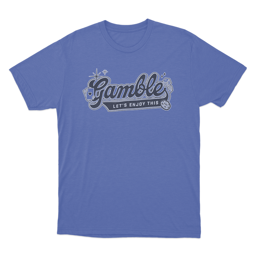 Gamble Unisex T Shirt Blue Gamble Unisex T Shirt Blue