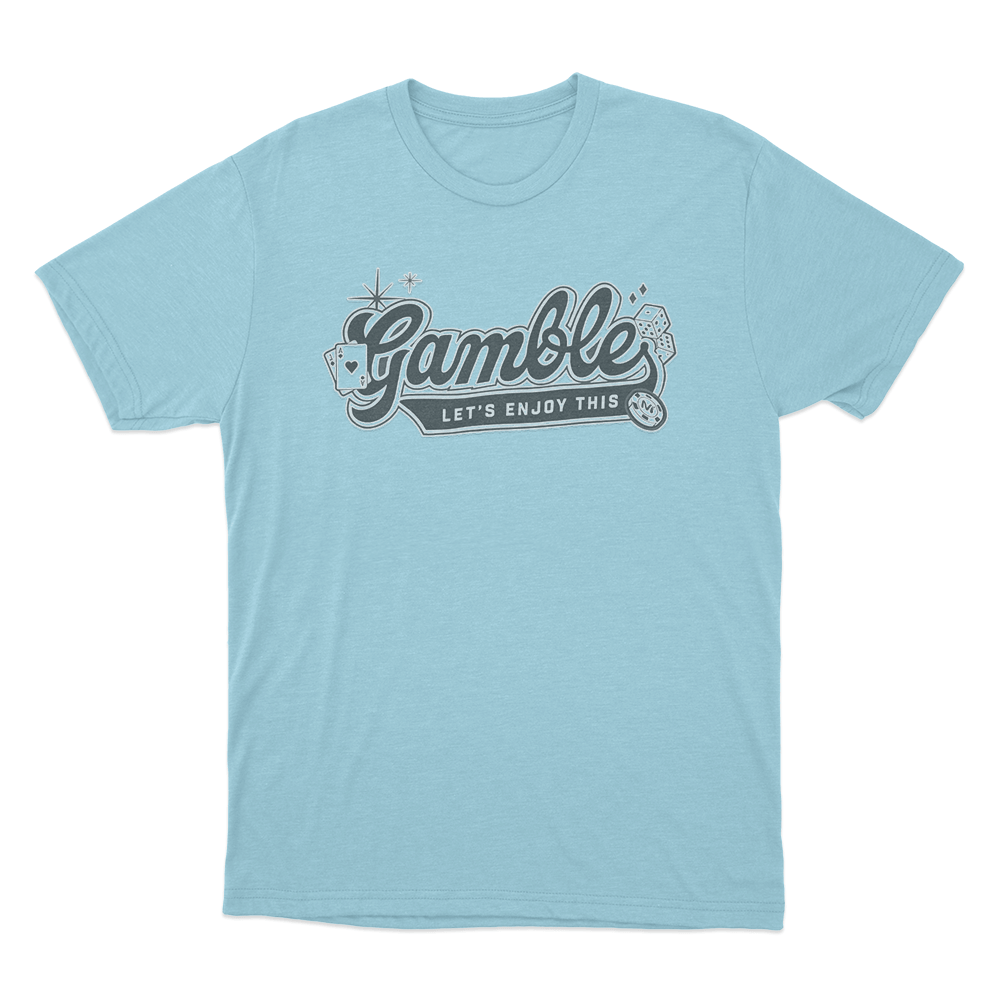 Gamble Unisex T Shirt Sky Blue Gamble Unisex T Shirt Sky Blue
