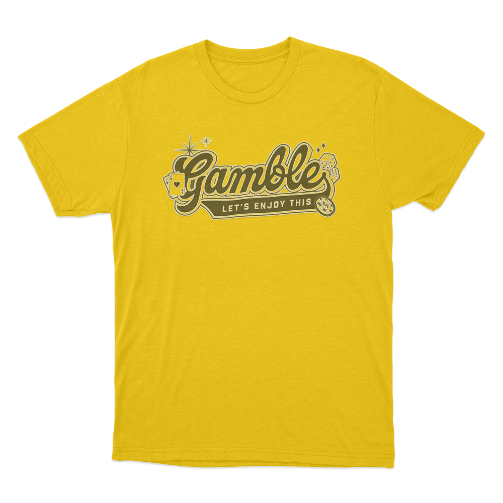 Gamble Unisex T Shirt Yellow Gamble Unisex T Shirt Yellow