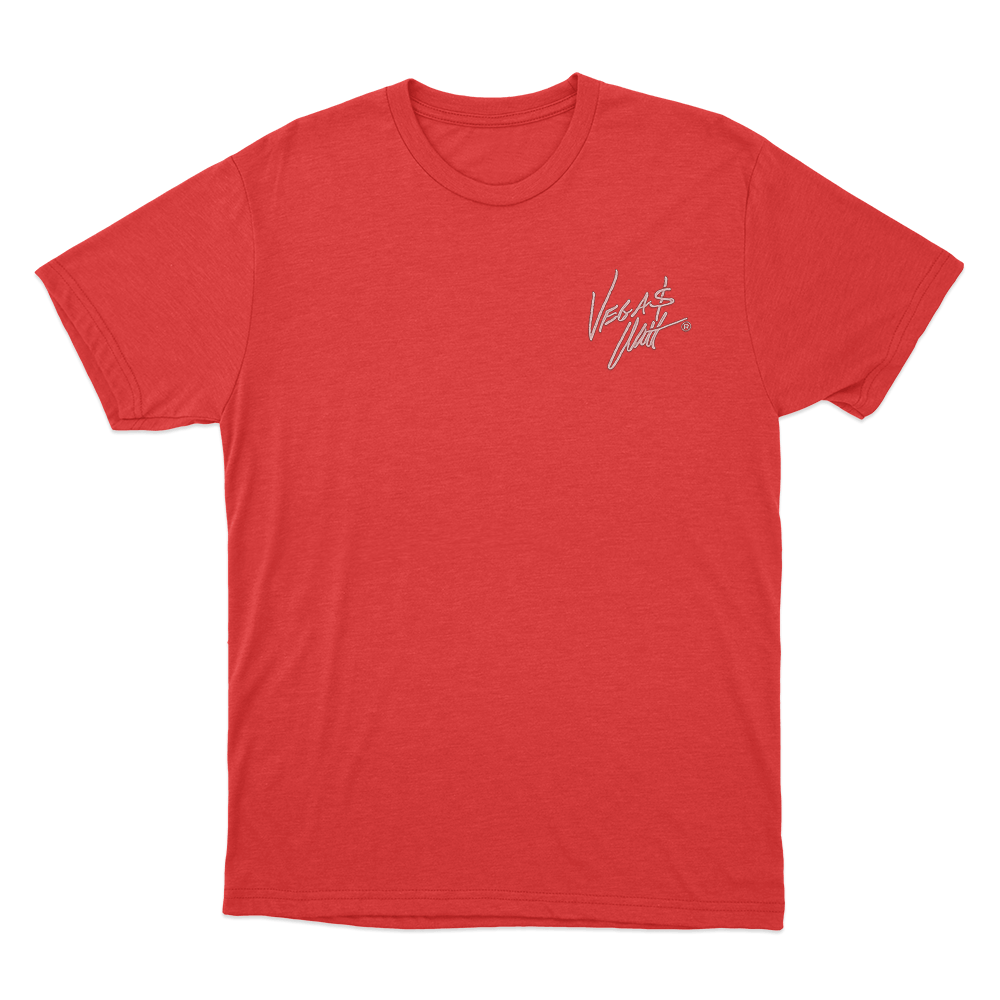 Vegas Matt Signature Unisex T Shirt Red Vegas Matt Signature Unisex T Shirt Red